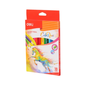 ფერადი ფანქრები 18ფ C00310, DELI